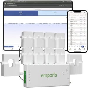 Monitor inteligente de energía Emporia Vue 3 (8 sensores)